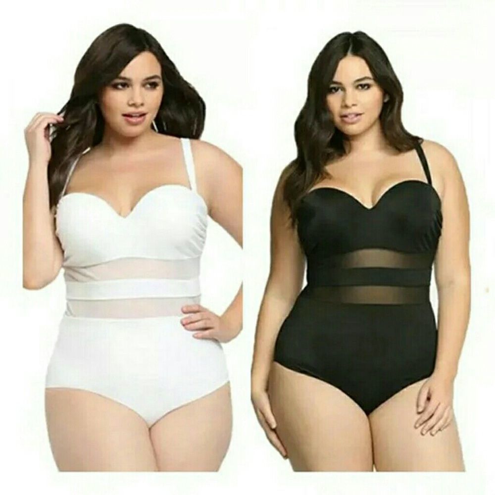 RED Underwire Monokini One Piece Swimwear White 2026